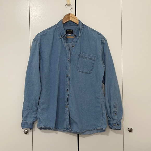 Denim Button Up - Picture 1 of 2